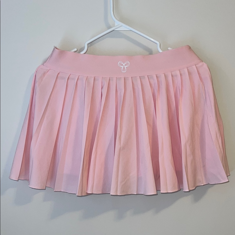 TNA Baby Pink Pleated Tennis Skirt